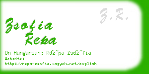 zsofia repa business card